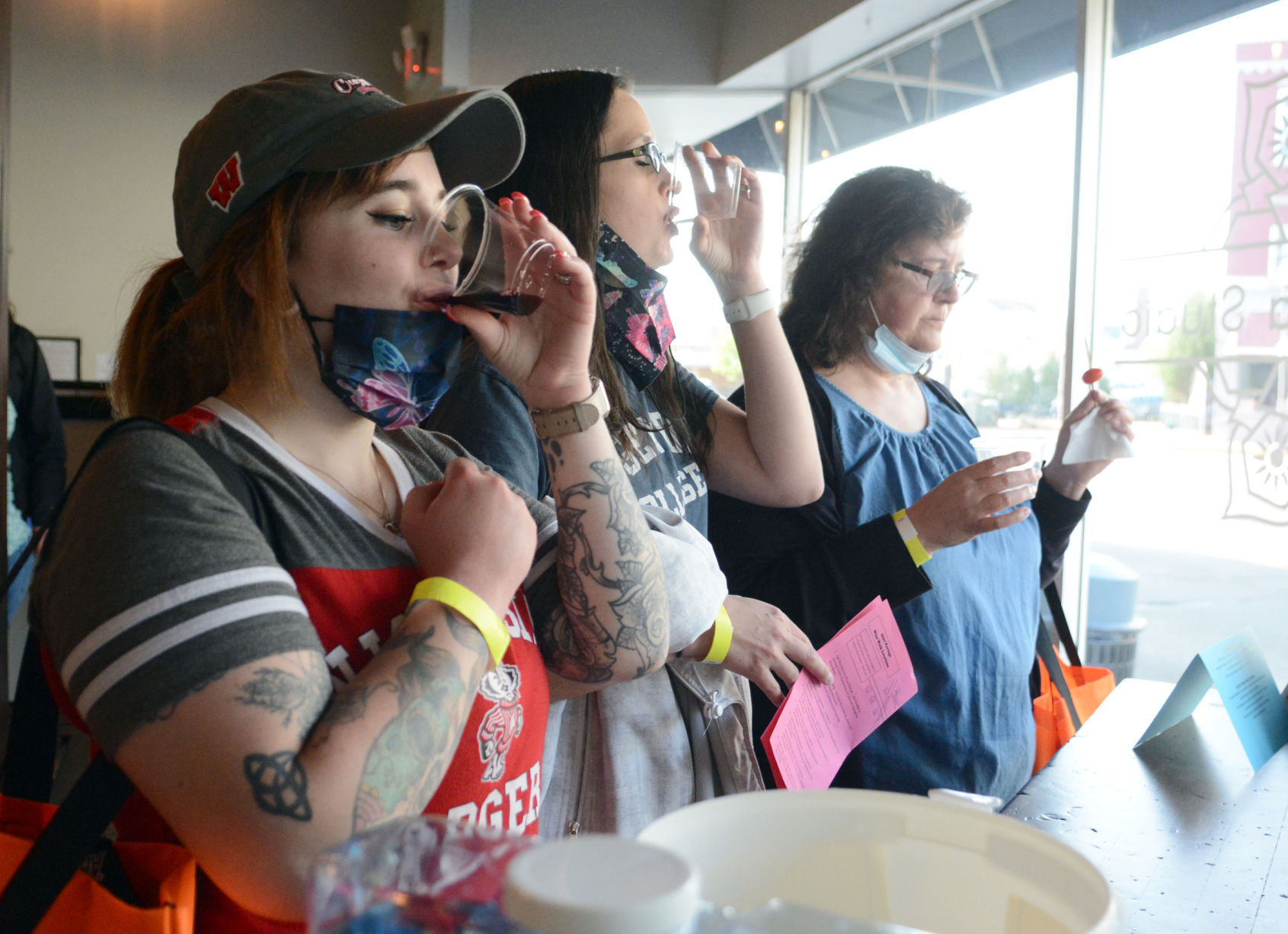 Portage Wine Walk at Bee Alive Yoga